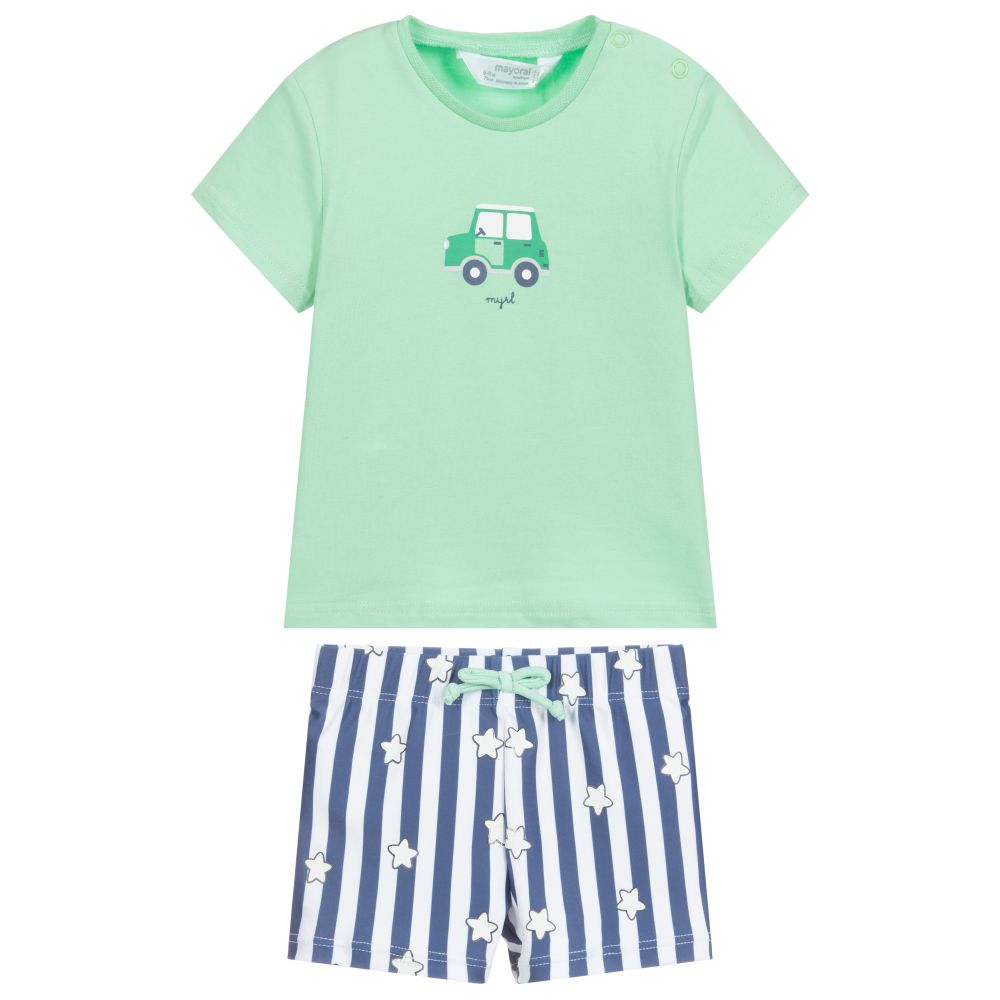 Mayoral Baby Boys Swim Shorts Set Childrensalon Outlet