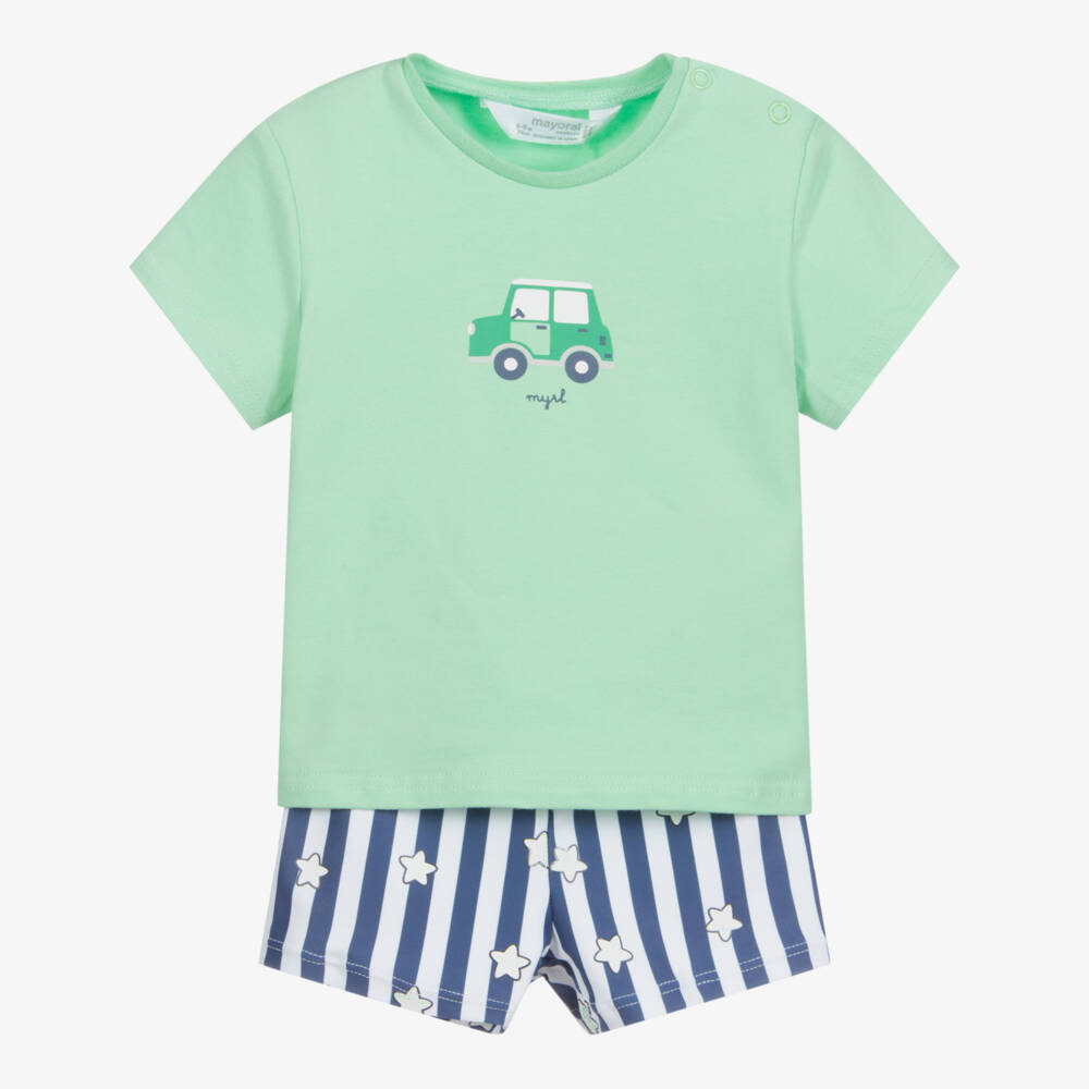 Mayoral-Комплект с шортами для плавания для мальчиков | Childrensalon Outlet