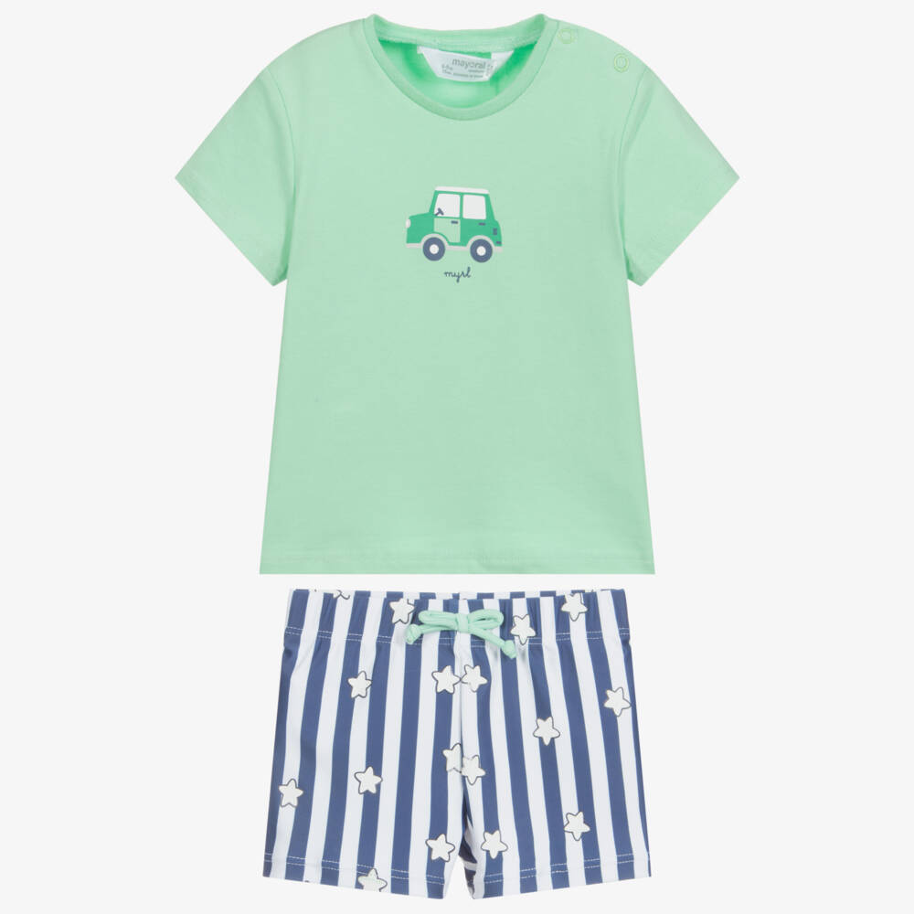 Mayoral-Baby Boys Swim Shorts Set | Childrensalon Outlet