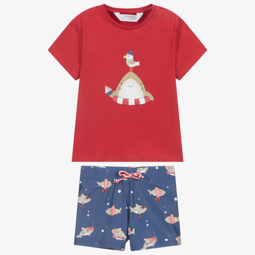 Mayoral-Baby Boys Swim Shorts Set | Childrensalon Outlet