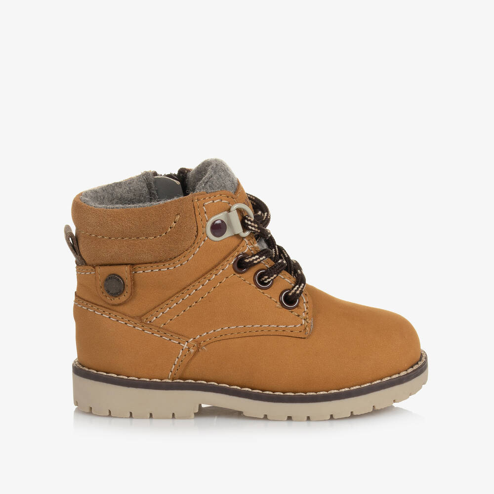 Little boys top leather boots