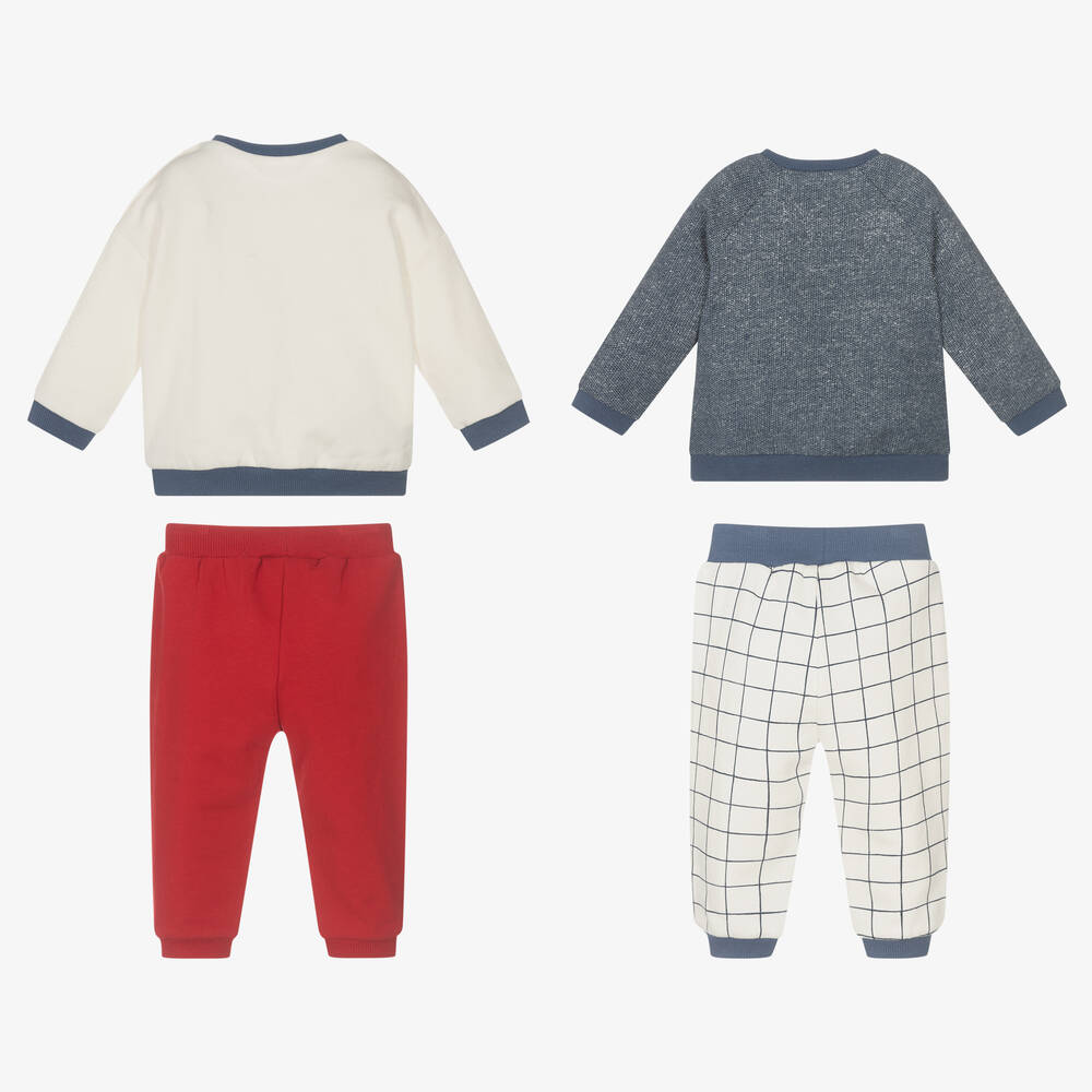 Mayoral Newborn Baby Boys Trouser Set (2 Pack) Childrensalon Outlet