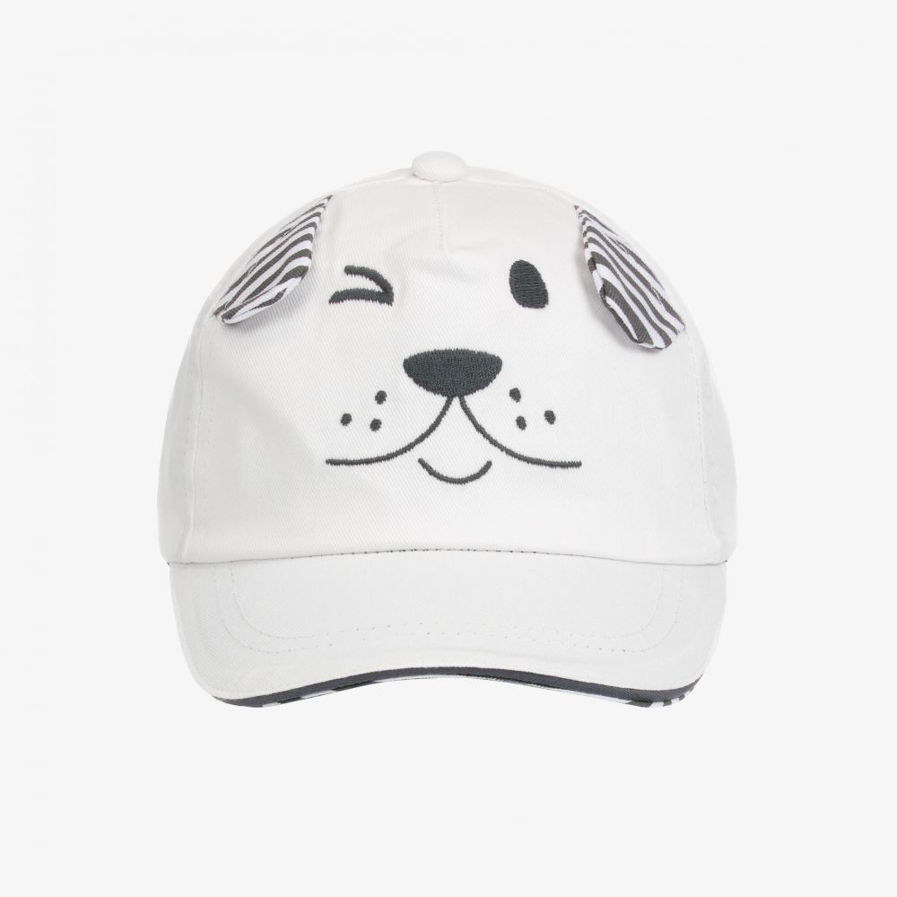 مايورال-كاب قطن تويل لون أبيض للمواليد | Childrensalon Outlet