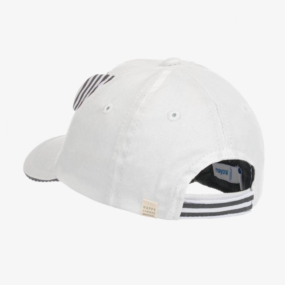 مايورال-كاب قطن تويل لون أبيض للمواليد | Childrensalon Outlet