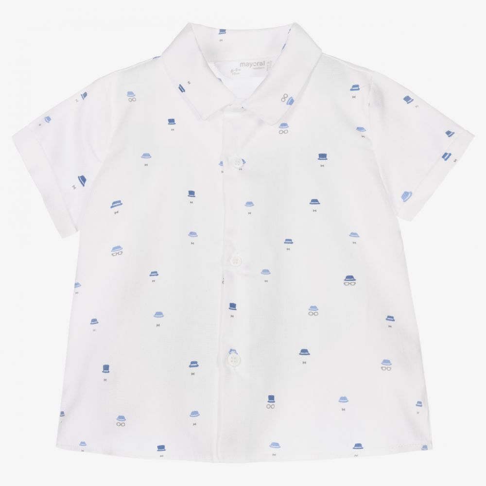 Chemise blanche bebe garcon best sale