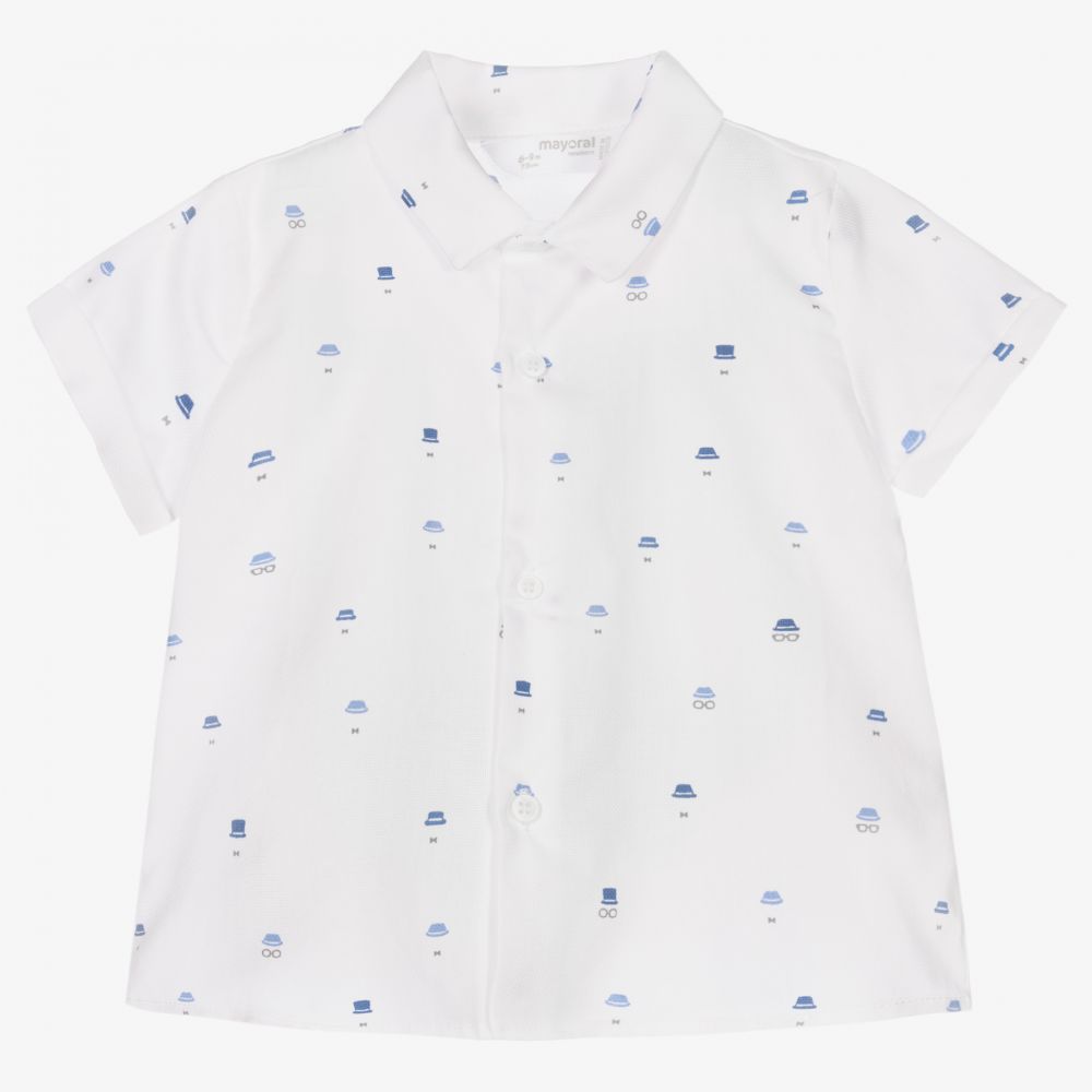 Mayoral Newborn - Chemise blanche Bébé garçon | Childrensalon