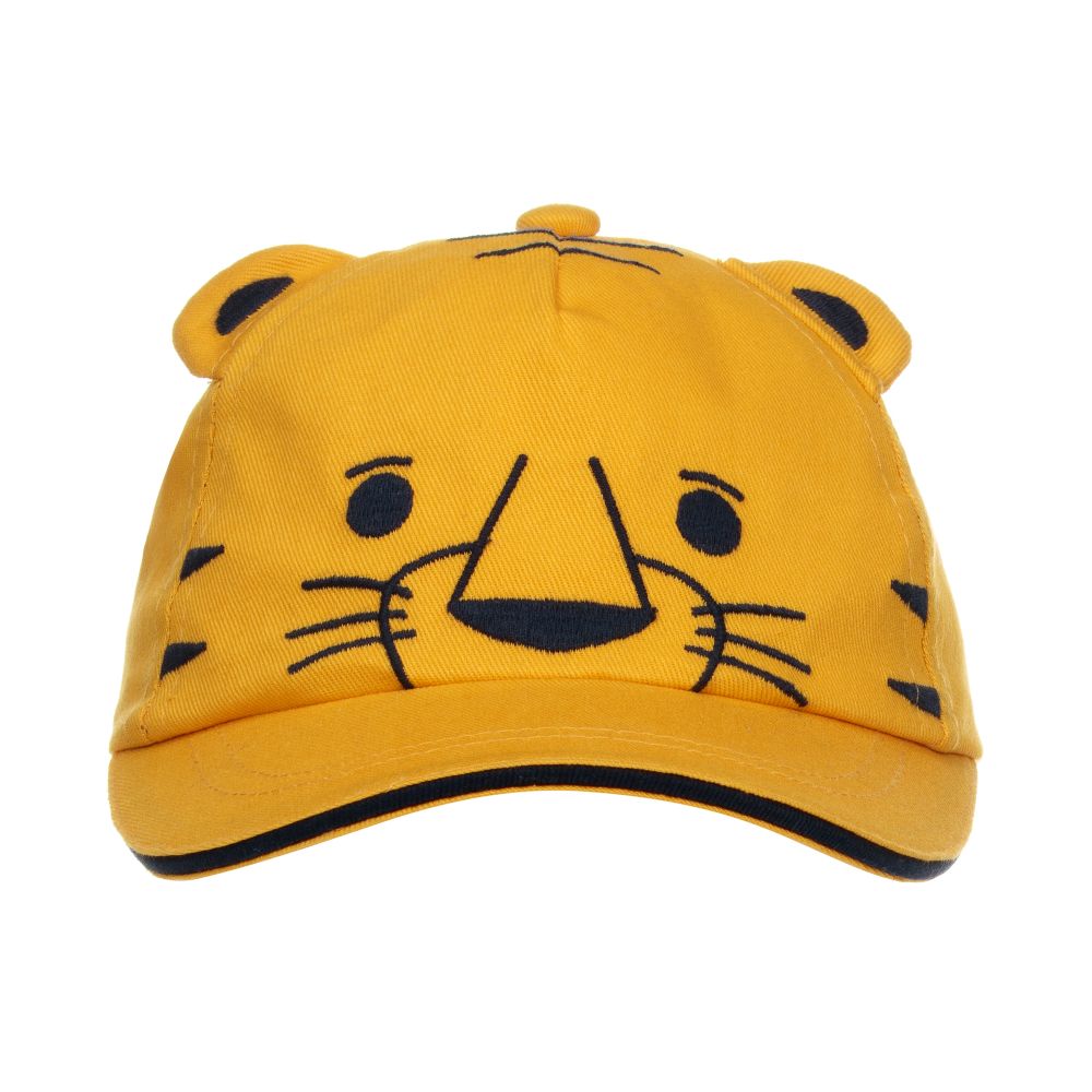 Mayoral Gorra amarilla con estampado de tigre para bebé niño Childrensalon Outlet
