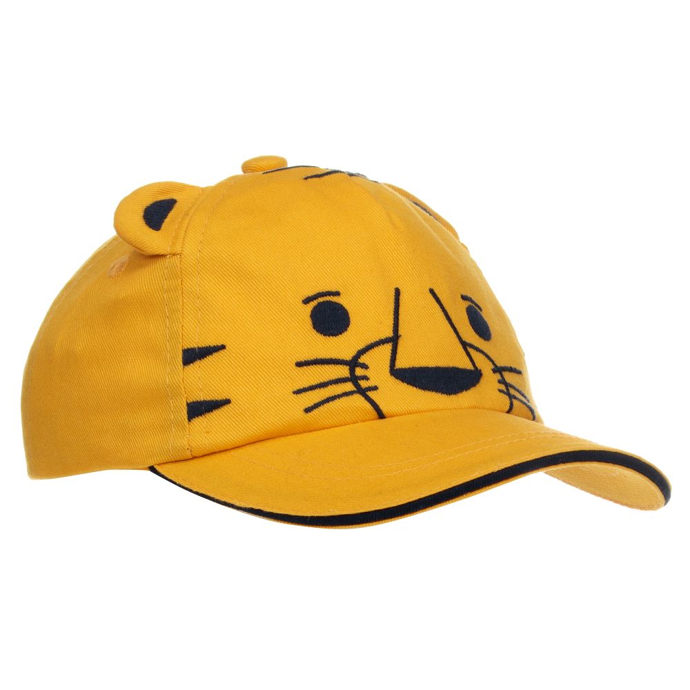 Mayoral - Gelbe Tiger-Baseballkappe für Babys (J) | Childrensalon