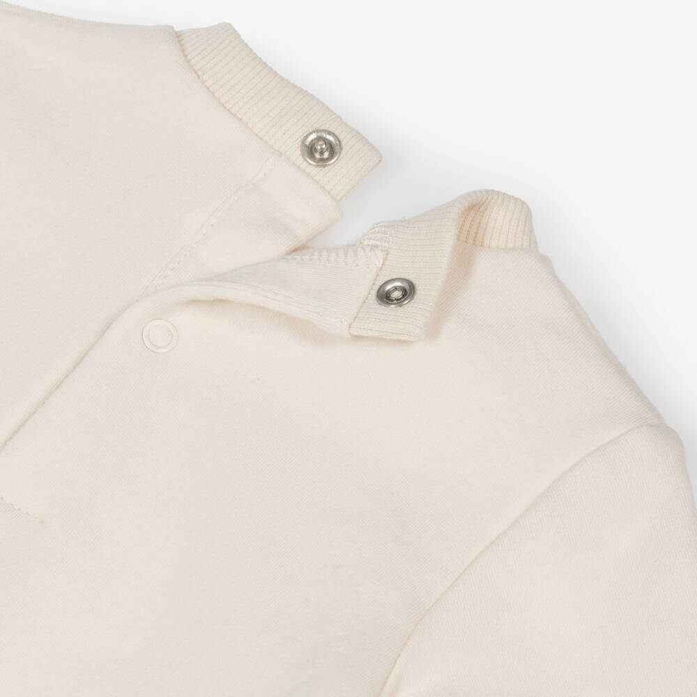 Mayoral Newborn-Baby Girls Beige Cotton & Tulle Star Skirt Set | Childrensalon Outlet