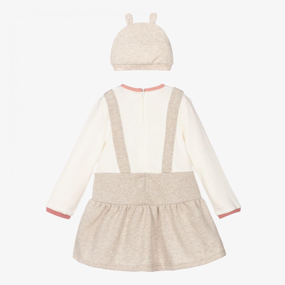 Mayoral Для новорожденных-Бежевый комплект с платьем для девочек | Childrensalon Outlet