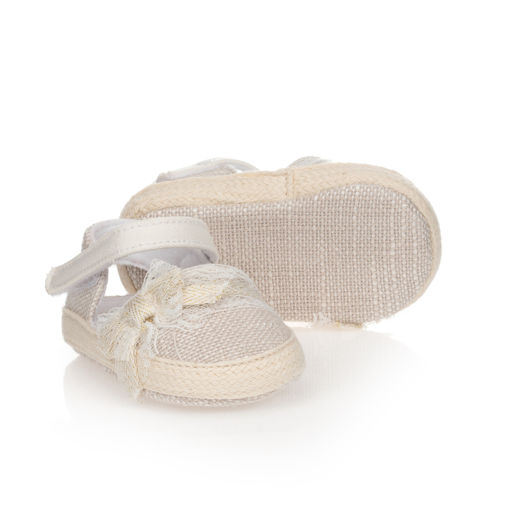 Mayoral Newborn - Beige Espadrilles für Babys (M)  | Childrensalon