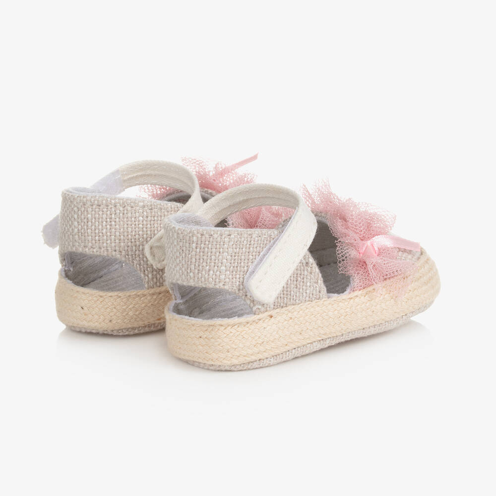 مايورال-اسبادريل كانفاس لون بيج لمرحلة قبل المشي للمولودات | Childrensalon Outlet