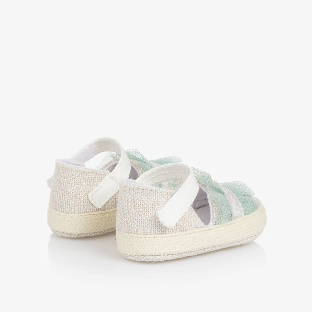 Mayoral Для новорожденных-Baby Girls Beige Pre-Walker Shoes | Childrensalon Outlet