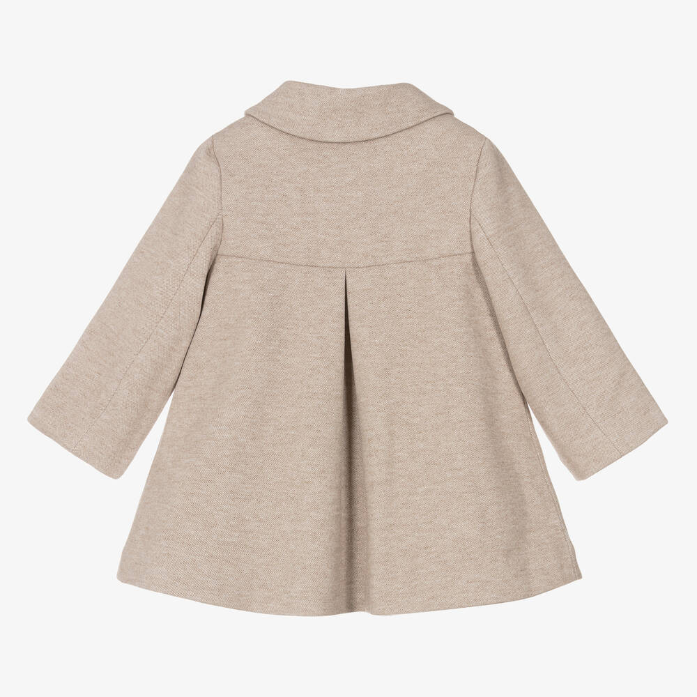 Mayoral Baby Girls Beige Trapeze Coat