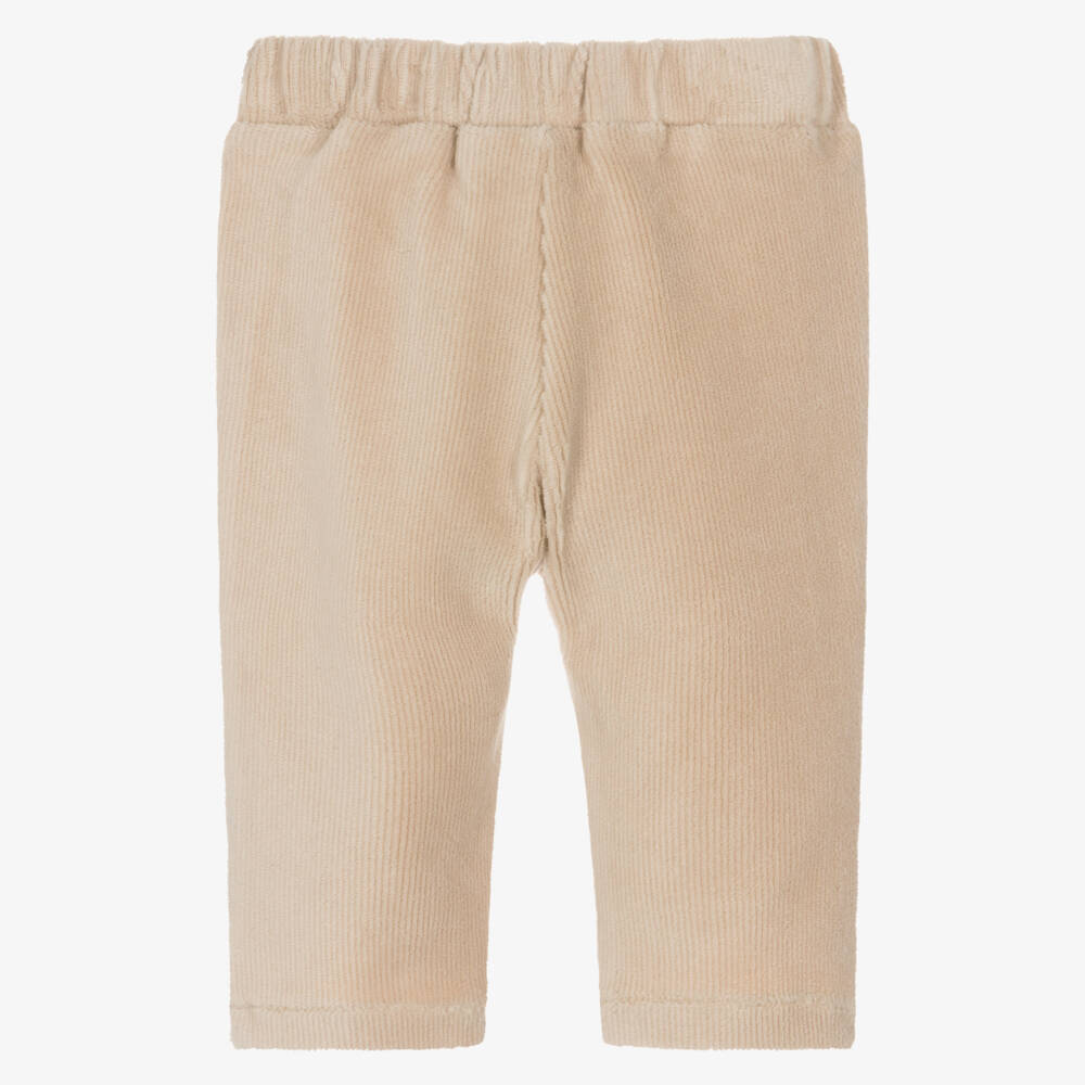 Mayoral Newborn-Baby Girls Beige Velour Corduroy Trousers | Childrensalon Outlet
