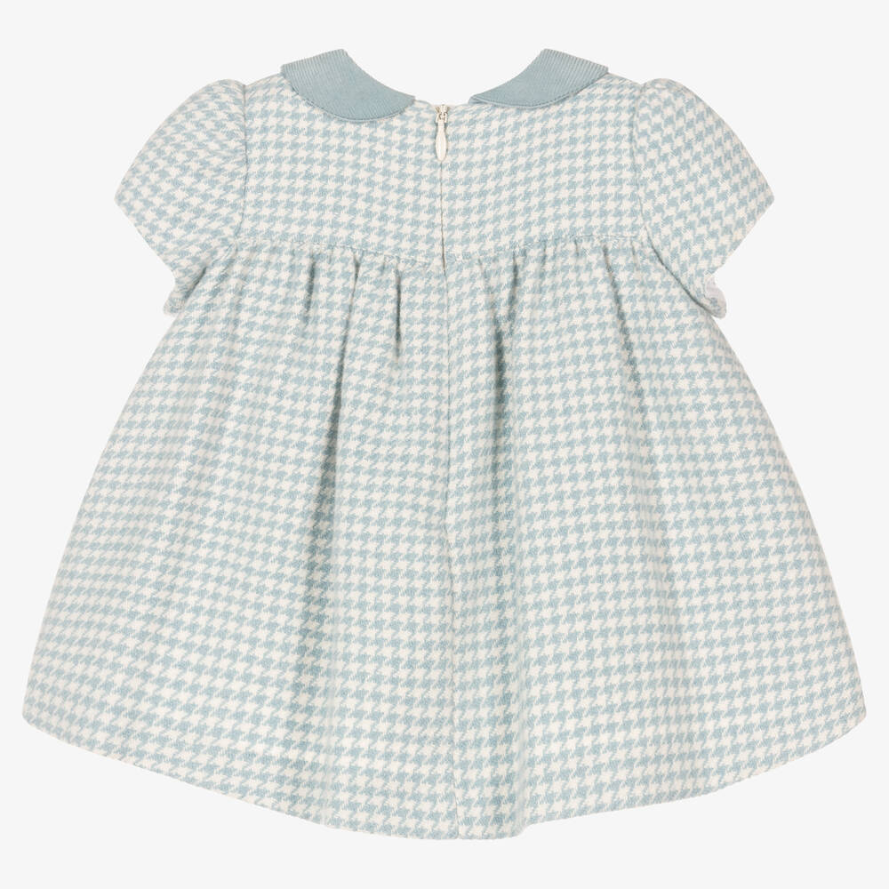 Mayoral-Голубое хлопковое платье | Childrensalon Outlet