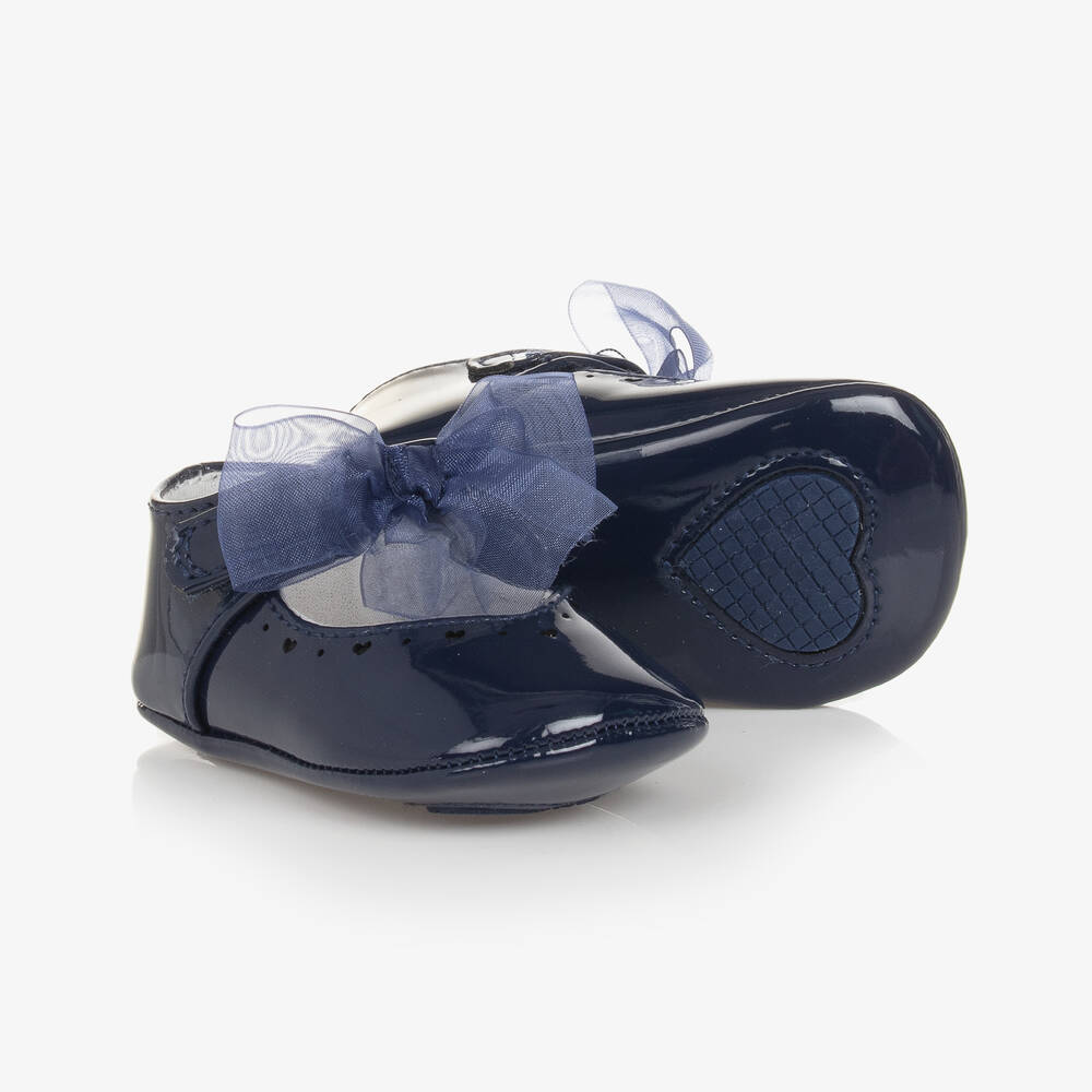 Mayoral - Blaue Krabbelschuhe für weibliche Babys | Childrensalon