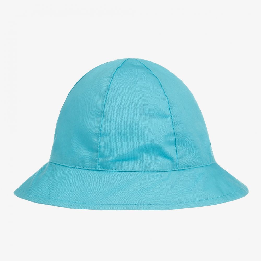 Mayoral - قبعة قطن مستدام لون أزرق تركواز للمولودات | Childrensalon