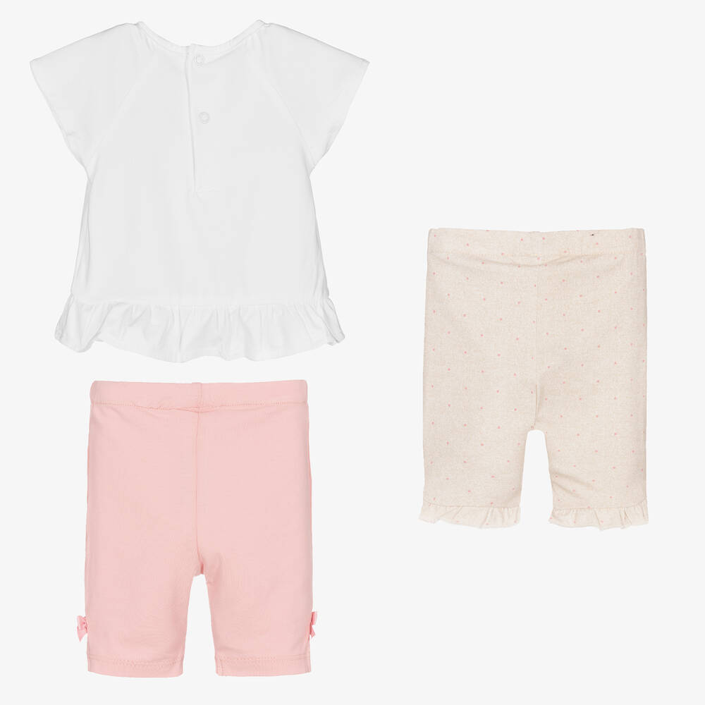 Mayoral-Baby Girls Cotton Leggings Set | Childrensalon Outlet