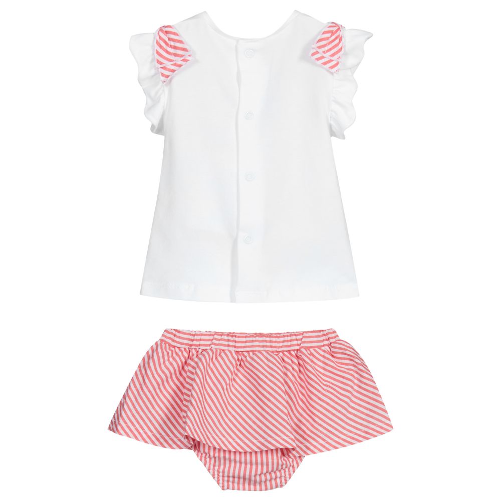 Mayoral Newborn-Baby Girls Cotton Skirt Set | Childrensalon Outlet