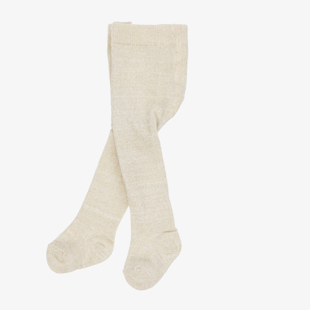 Mayoral Newborn-جوارب بنات ذهبية لامعة | Childrensalon Outlet