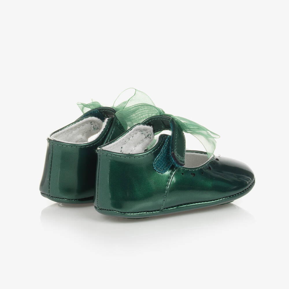 Green baby shop girl shoes