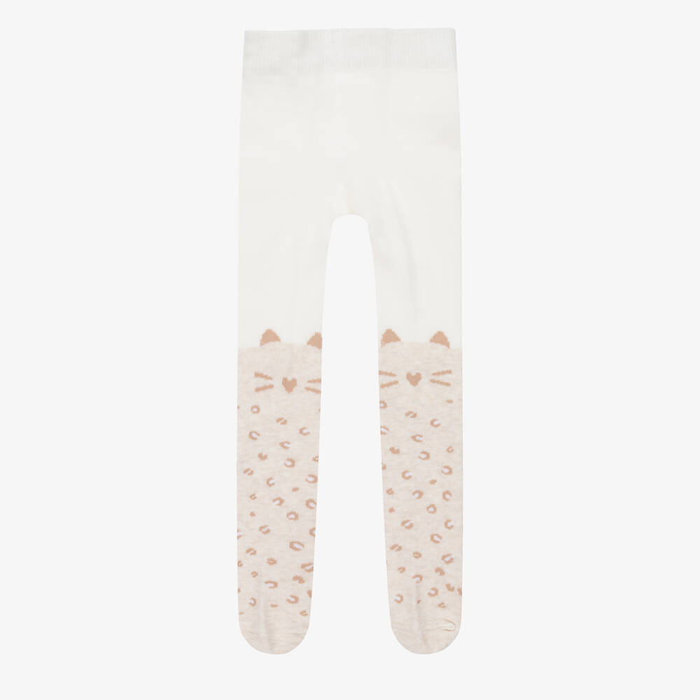 Mayoral - Collants ivoire en coton Bébé | Childrensalon