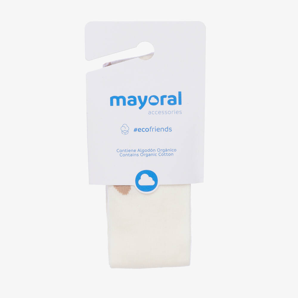 Mayoral-Кремовые хлопковые колготки для малышек | Childrensalon Outlet