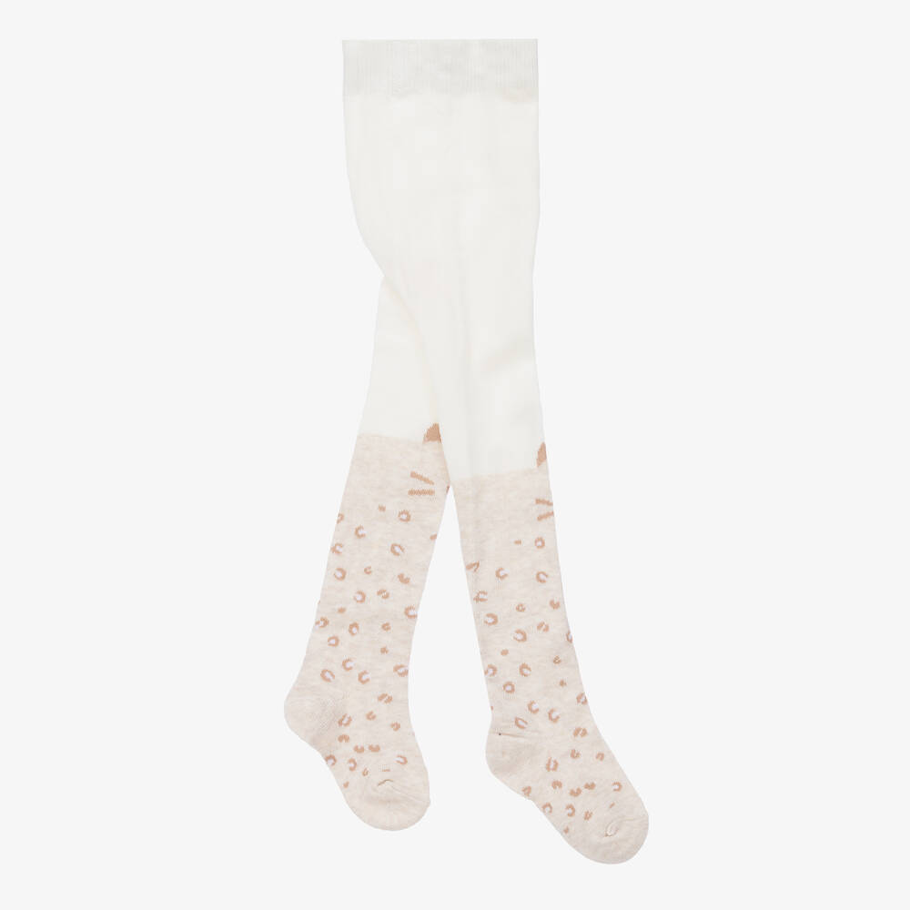 Mayoral-Кремовые хлопковые колготки для малышек | Childrensalon Outlet