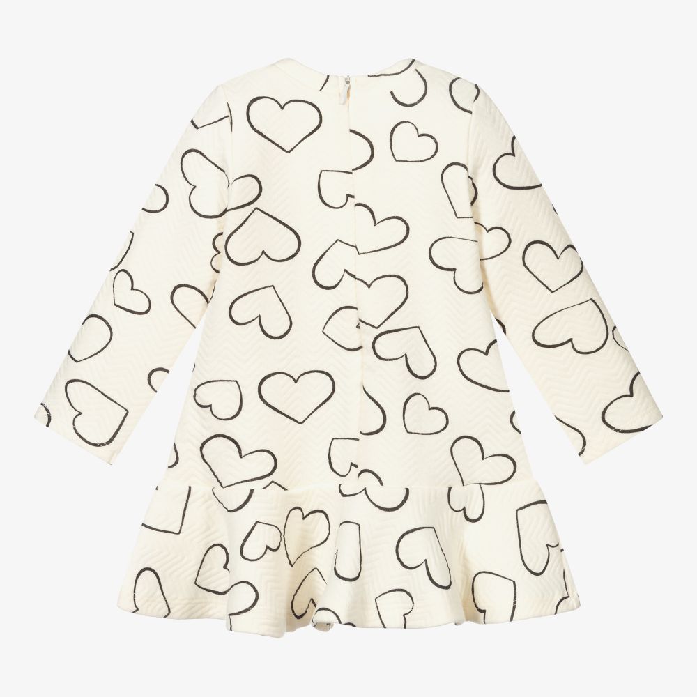 Mayoral Newborn-فستان قطن جيرسي لون عاجي | Childrensalon Outlet