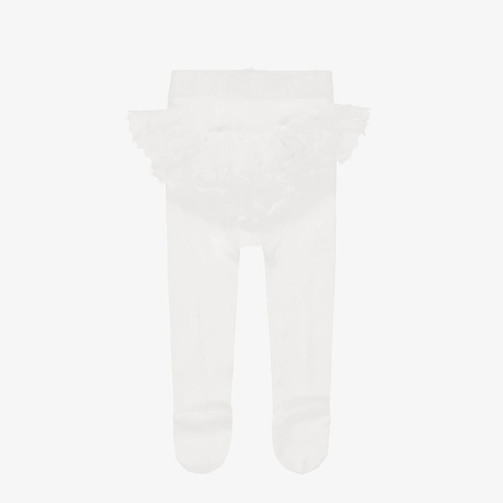 Newborn ivory tights cheap