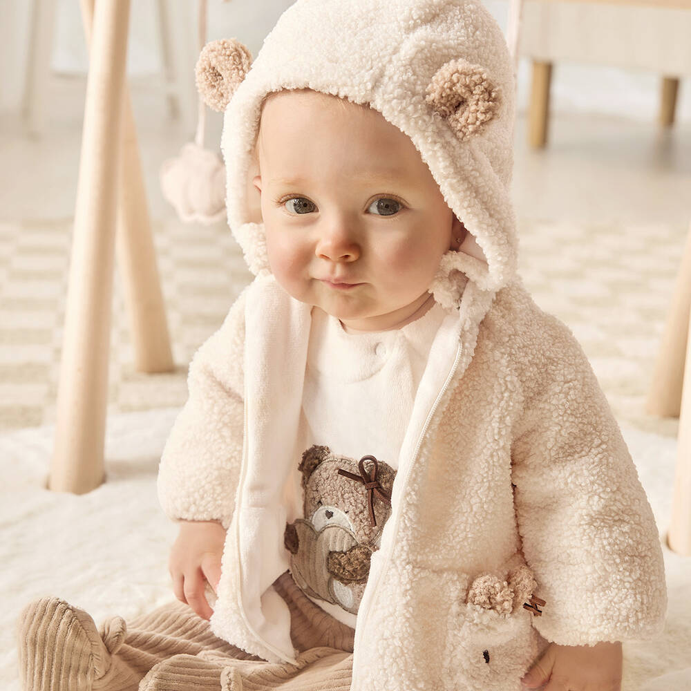 Teddy bear coat baby girl deals