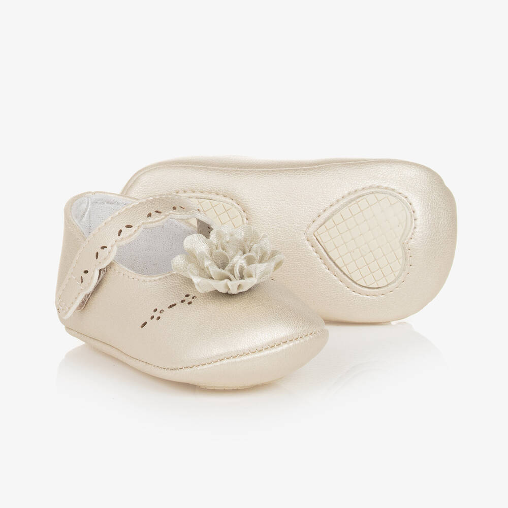 Mayoral Hellbeige Krabbelschuhe fur weibliche Babys Childrensalon Outlet