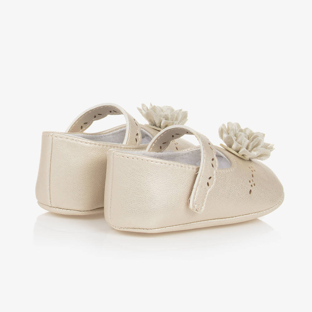 مايورال-حذاء جلد صناعي لون بيج فاتح لمرحلة قبل المشي | Childrensalon Outlet