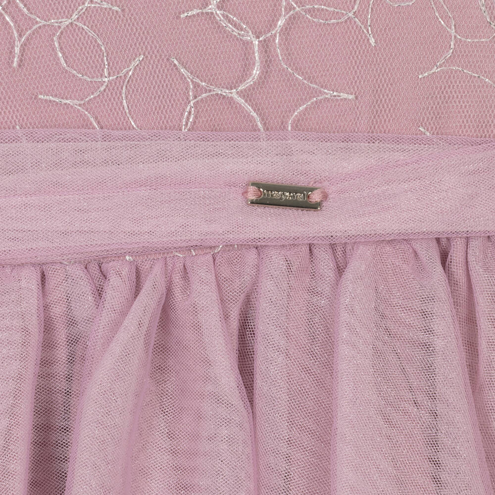 Mayoral-Baby Girls Lilac Purple Tulle Dress | Childrensalon Outlet