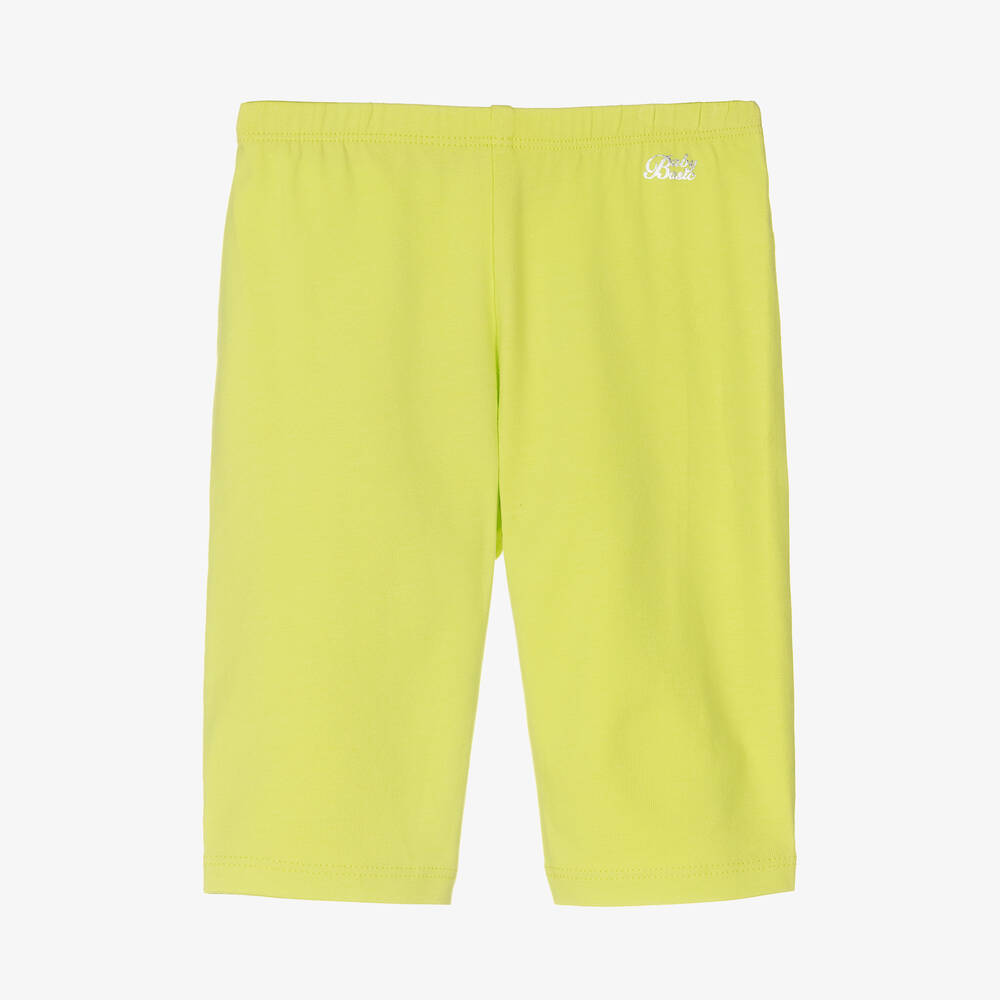 Mayoral - Legging vert citron en coton bébé | Childrensalon