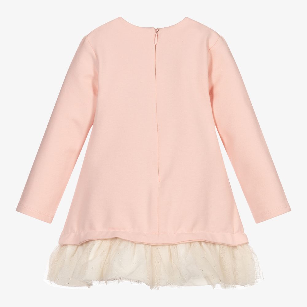 Mayoral Newborn-فستان قطن جيرسي لون زهري باهت | Childrensalon Outlet