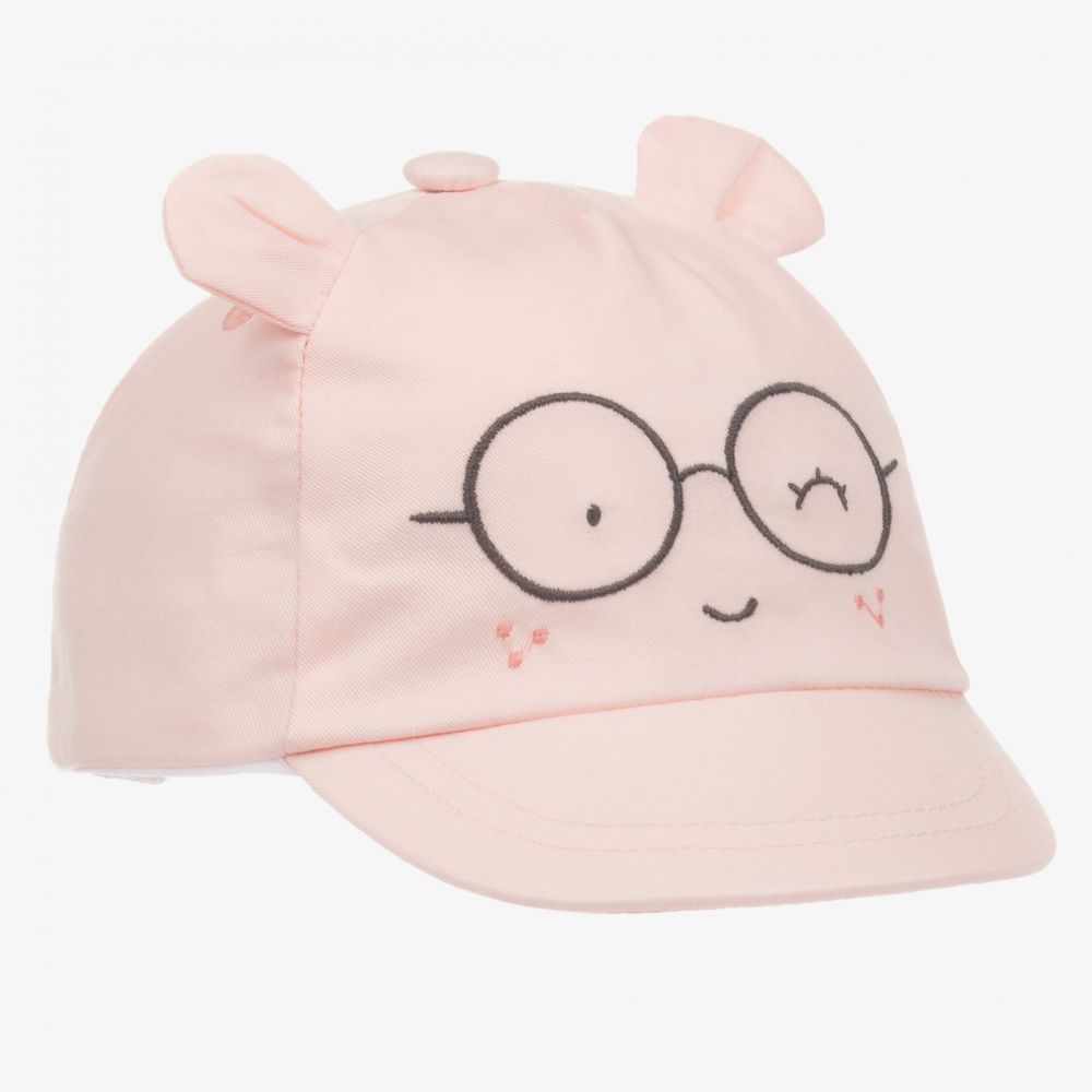 Mayoral Newborn - Baby Girls Pink Cotton Cap | Childrensalon