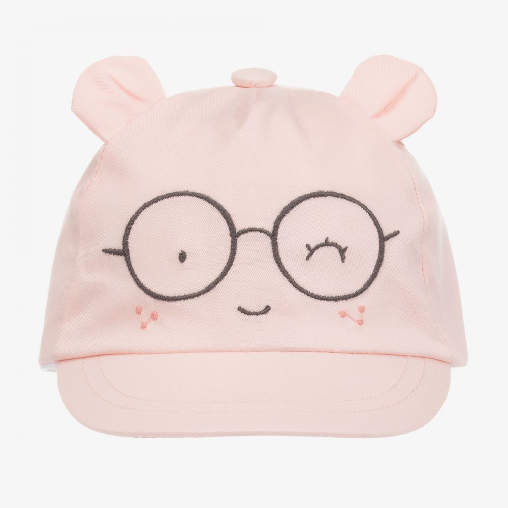 Mayoral Newborn-Baby Girls Pink Cotton Cap | Childrensalon Outlet