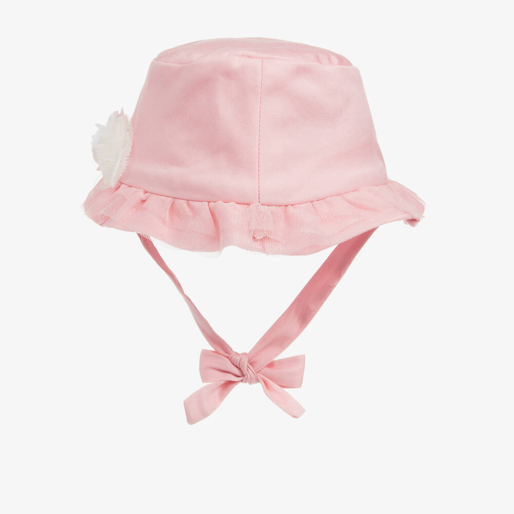Mayoral-Розовая хлопковая панама | Childrensalon Outlet
