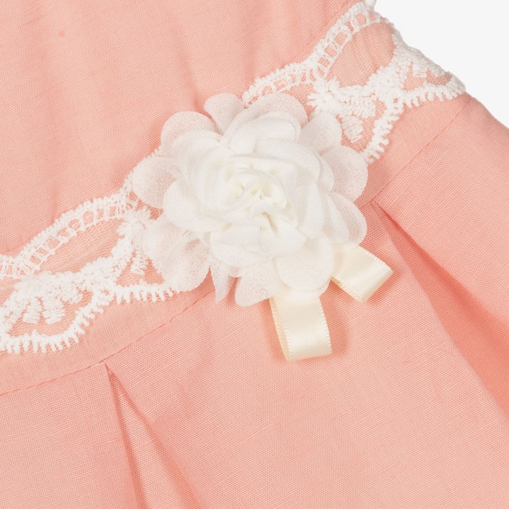 Mayoral Newborn-Baby Girls Pink Dress Set | Childrensalon Outlet