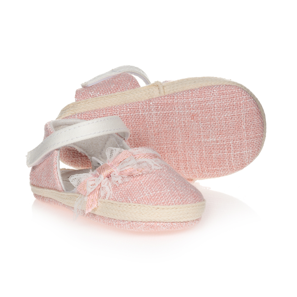 Mayoral Newborn - Espadrilles roses Bébé fille  | Childrensalon