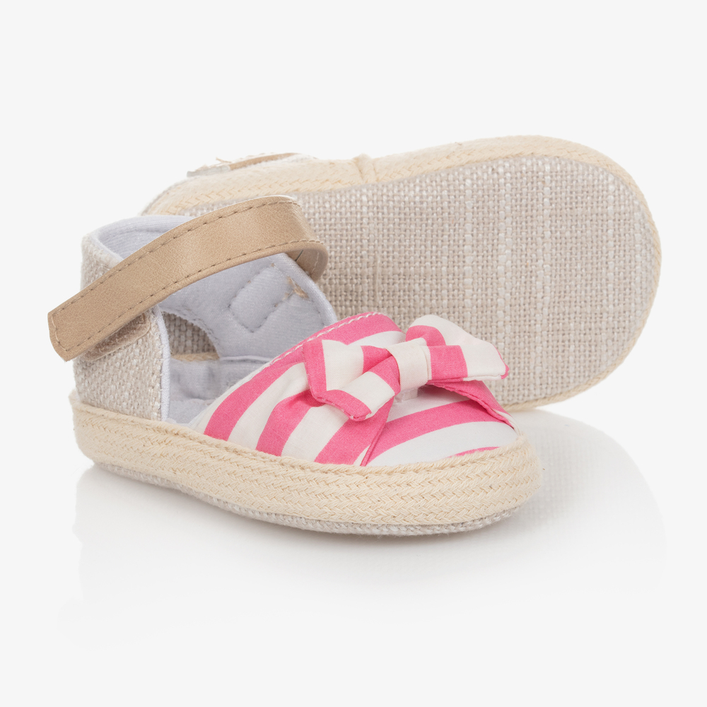 Mayoral Newborn - Espadrilles roses Bébé fille | Childrensalon