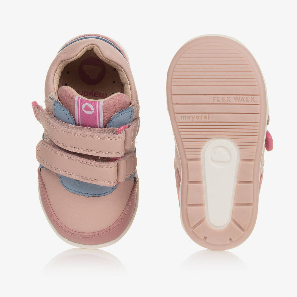 Mayoral-Розовые кроссовки-пинетки для малышек | Childrensalon Outlet