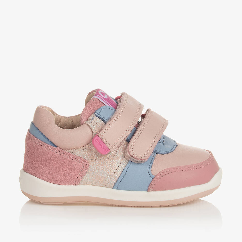 Baby girl pink trainers deals