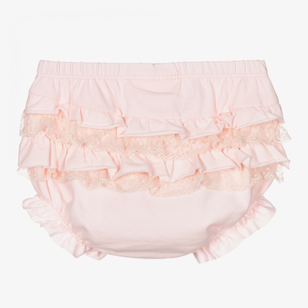 Baby girl frilly pants top