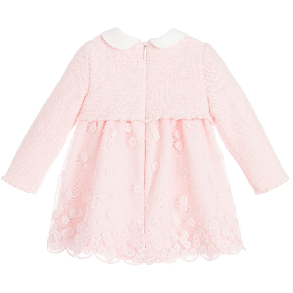 Mayoral Newborn-Baby Girls Pink Layered Dress | Childrensalon Outlet