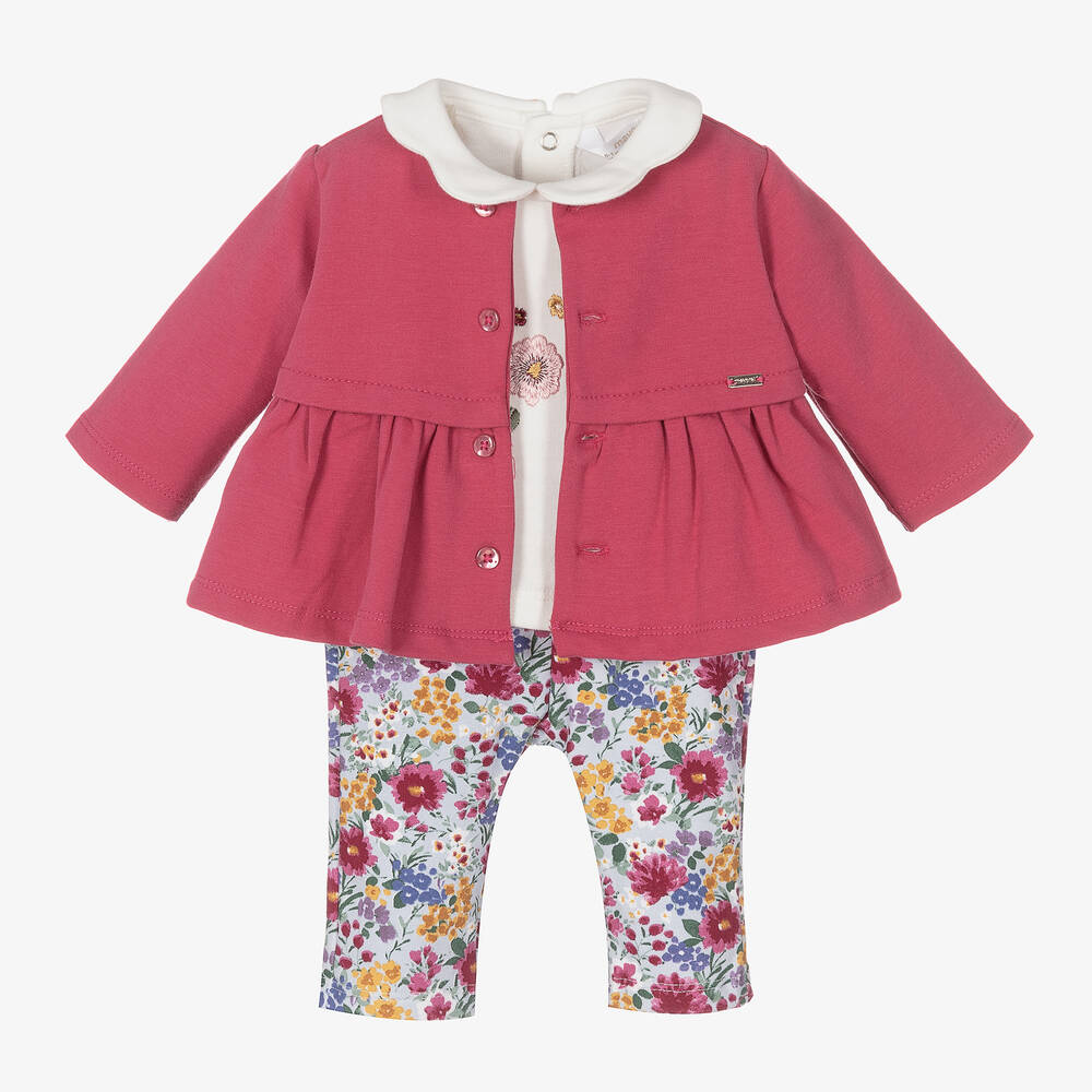 Mayoral Newborn - Розовый комплект одежды для малышек | Childrensalon