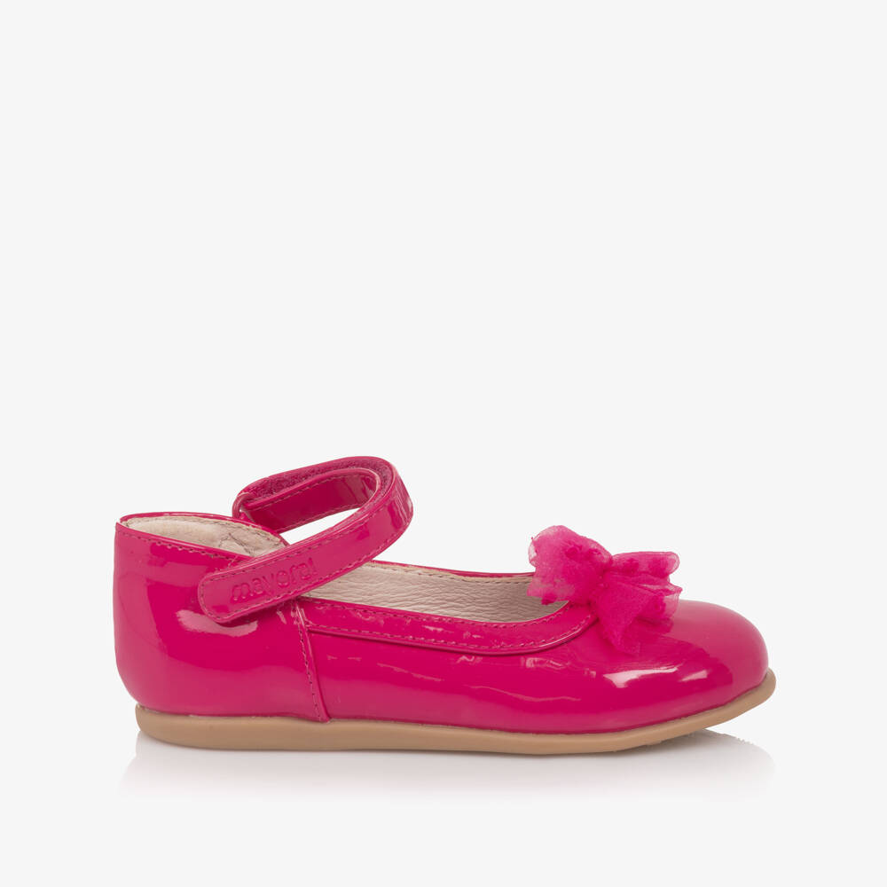 Mayoral-Baby Girls Pink Patent Pumps | Childrensalon Outlet