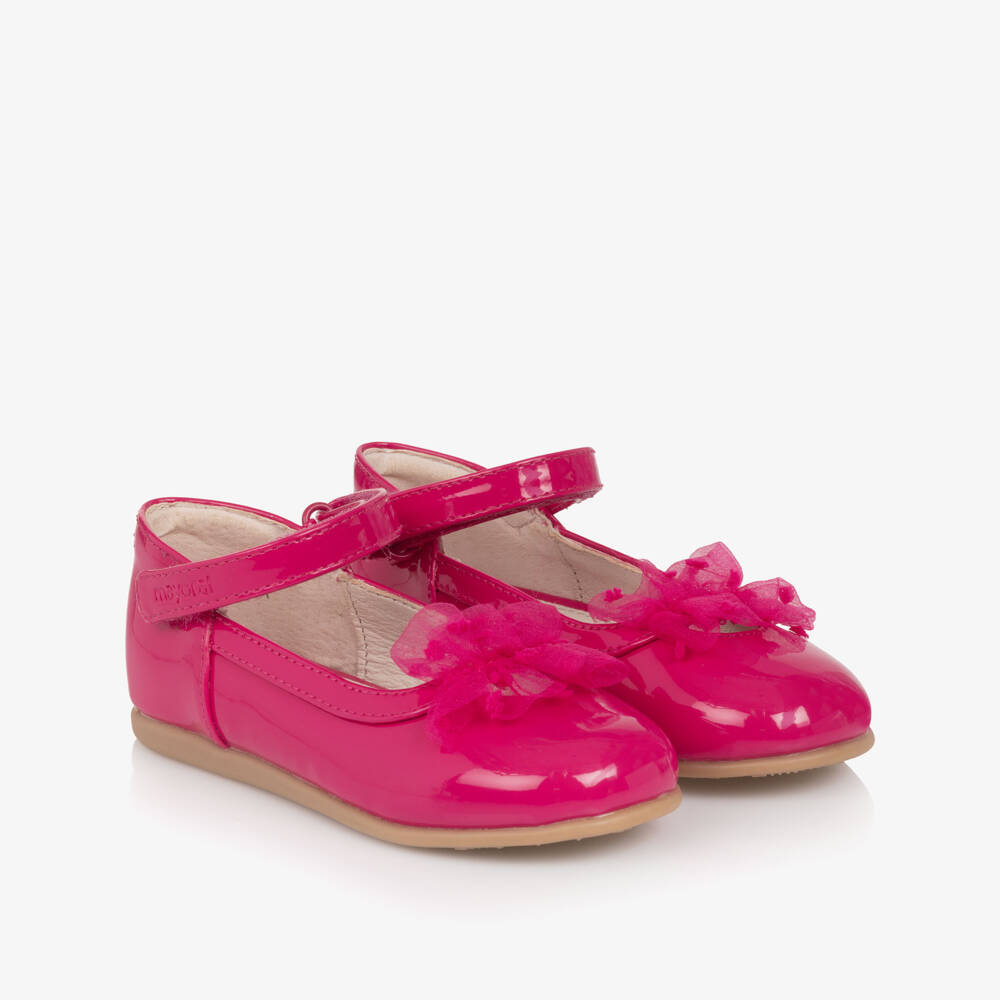 Mayoral-Baby Girls Pink Patent Pumps | Childrensalon Outlet